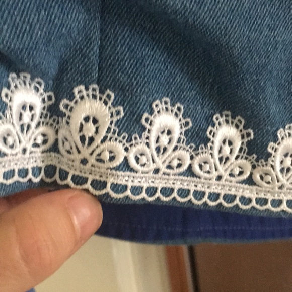 Hand made lightweight denim two piece dress - Picture 7 of 7